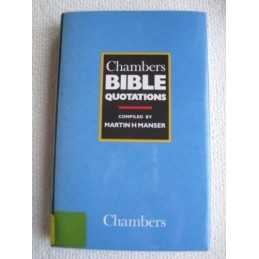 Chambers Bible Quotations by Manser, Martin H. Hardback Book