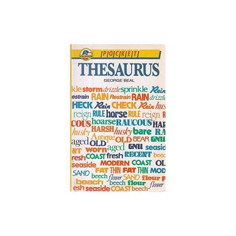 Pocket Thesaurus (Kingfisher pocket books) Paperback Book