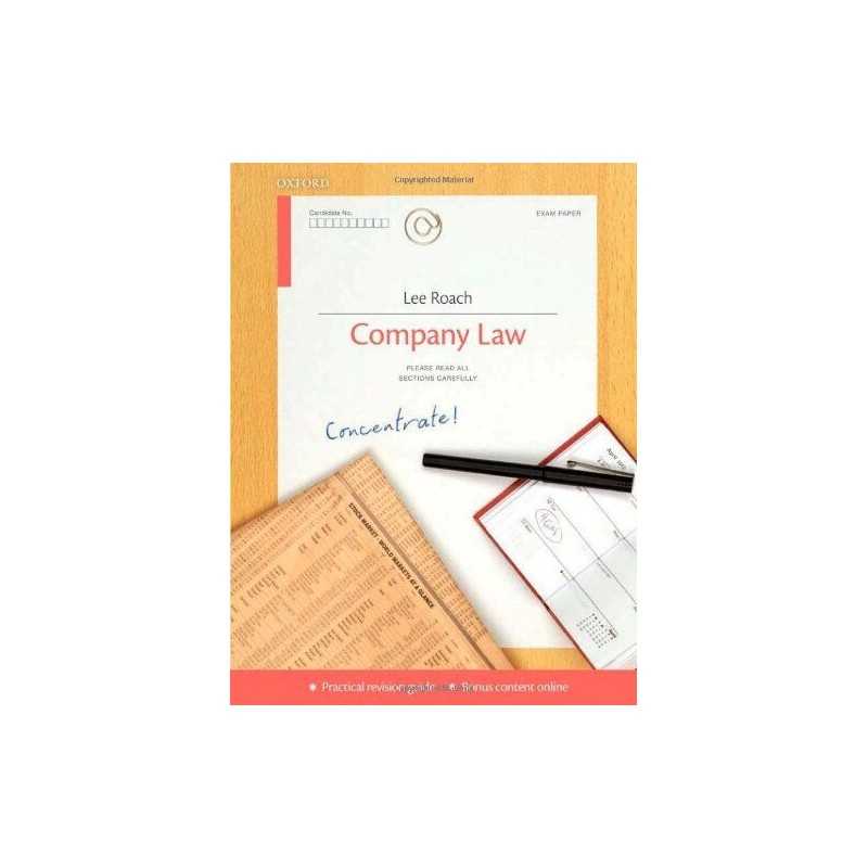 Company Law Concentrate: Law Revison and Study Guide by Roach, Lee Paperback The