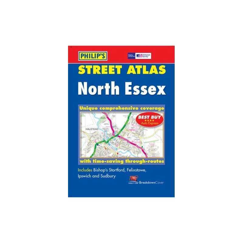 Philips Street Atlas North Essex: Pocket Paperback Book