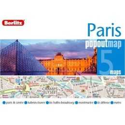 Paris Berlitz PopOut Map (Berlitz PopOut Maps) by Berlitz Sheet map, folded The