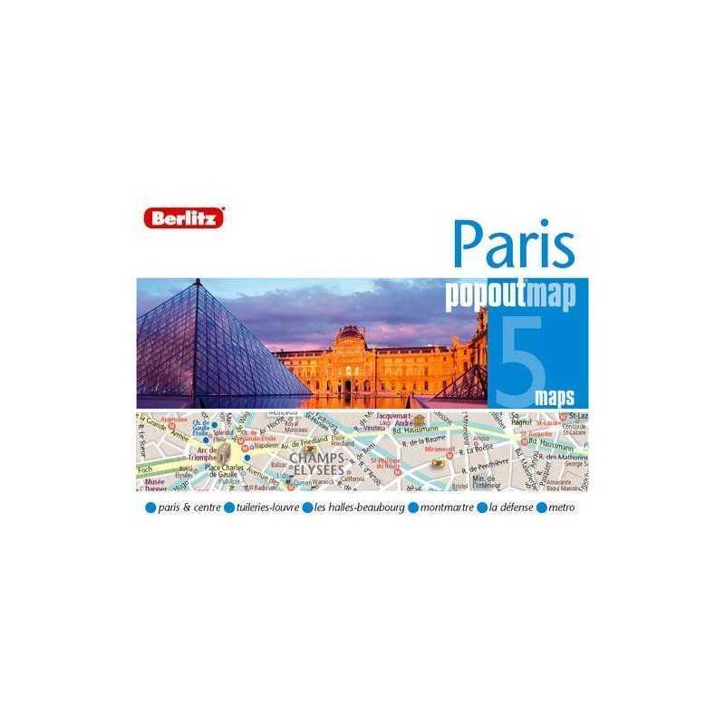 Paris Berlitz PopOut Map (Berlitz PopOut Maps) by Berlitz Sheet map, folded The
