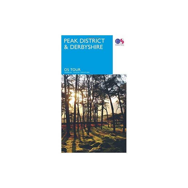 Tour Peak District & Derbyshire (OS Tour Map) by Ordnance Survey Book