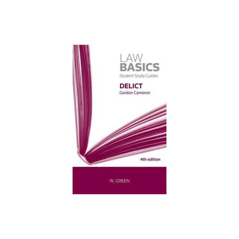 Delict LawBasics by Gordon Cameron Book