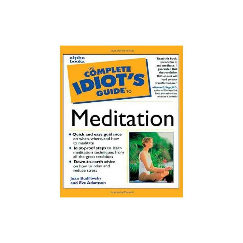 The Complete Idiots Guide to Meditation by Adamson, Eve Counterpack - filled