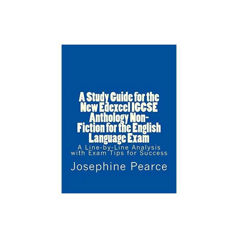A Study Guide for the New Edexcel IGCSE Anthology Non... by Pearce, Ms Josephine