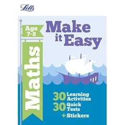 Letts Make It Easy Complete Editions - Maths Age 7-8 by Paul Broadbent and Peter