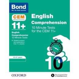 Bond 11+: CEM English Comprehension 10 Minute Tests: 10... by Jenkins, Christine