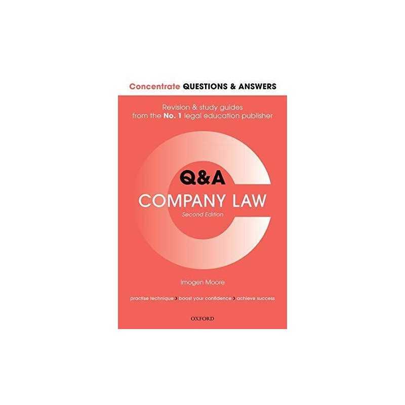 Concentrate Questions and Answers Company Law: Law Q&A Revis... by Moore, Imogen