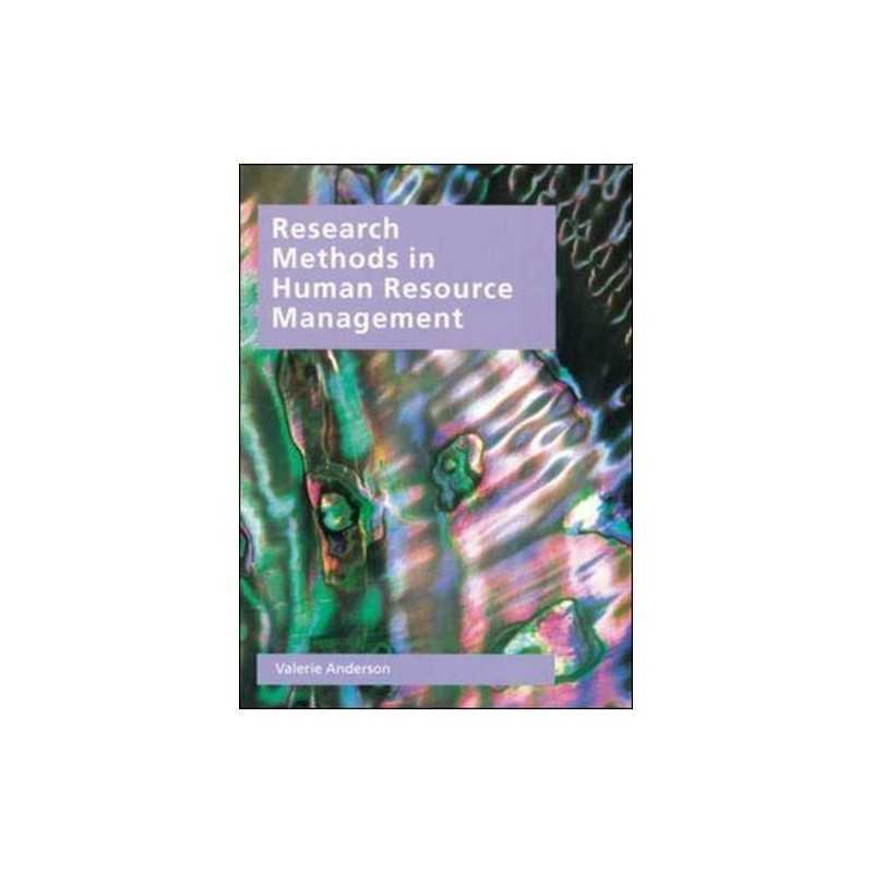 Research Methods in Human Resource Management by Anderson, Valerie Paperback The