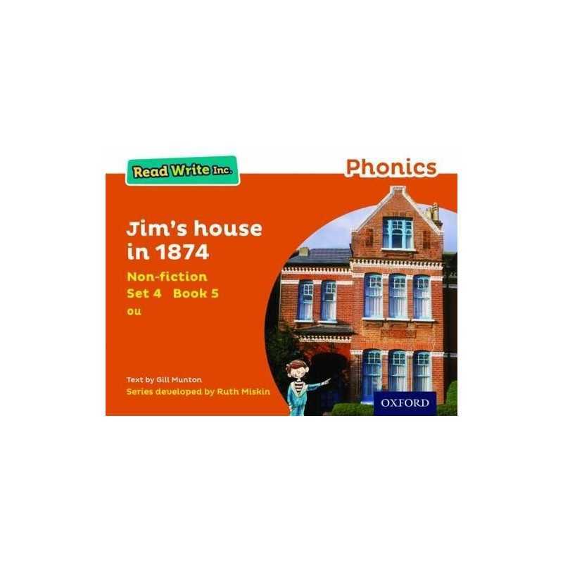 Read Write Inc. Phonics: Orange Set 4 Non-fiction 5 Jims Hou... by Munton, Gill