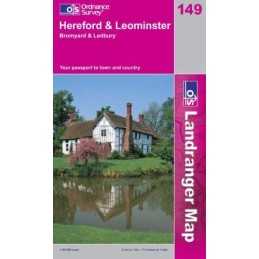 Hereford and Leominster, Bromyard and Le... by Ordnance Survey Sheet map, folded