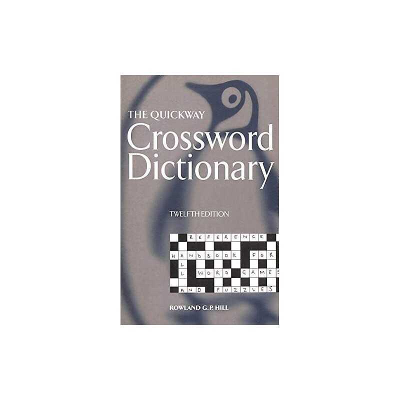 The Quickway Crossword Dictionary: Twelfth Edition Paperback Book  Fast
