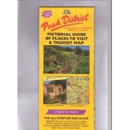Peak District: Pictorial Guide of Places to Visit ... by Kearney, J.F. Sheet map