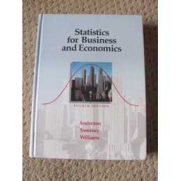 Statistics for Business and Economics by Anderson, David Ray Hardback Book The