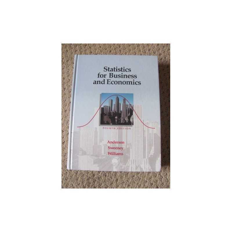 Statistics for Business and Economics by Anderson, David Ray Hardback Book The