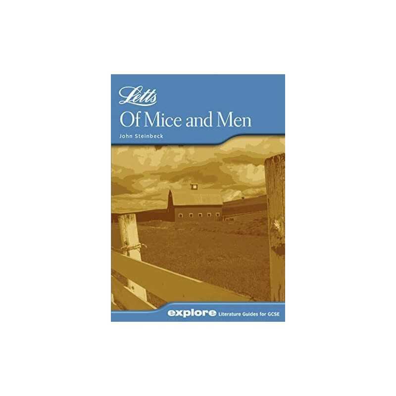 Letts GCSE Revision Success - Of Mice and Men by Steinbeck, John Paperback Book