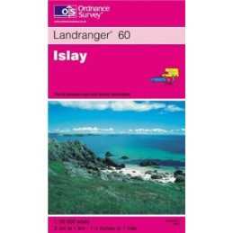 Islay - Ordnance Survey Landranger Maps 60 by Ordnance Survey Sheet map, folded