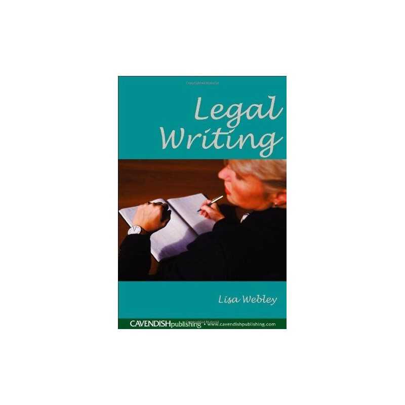Legal Writing by Webley, Lisa Paperback Book