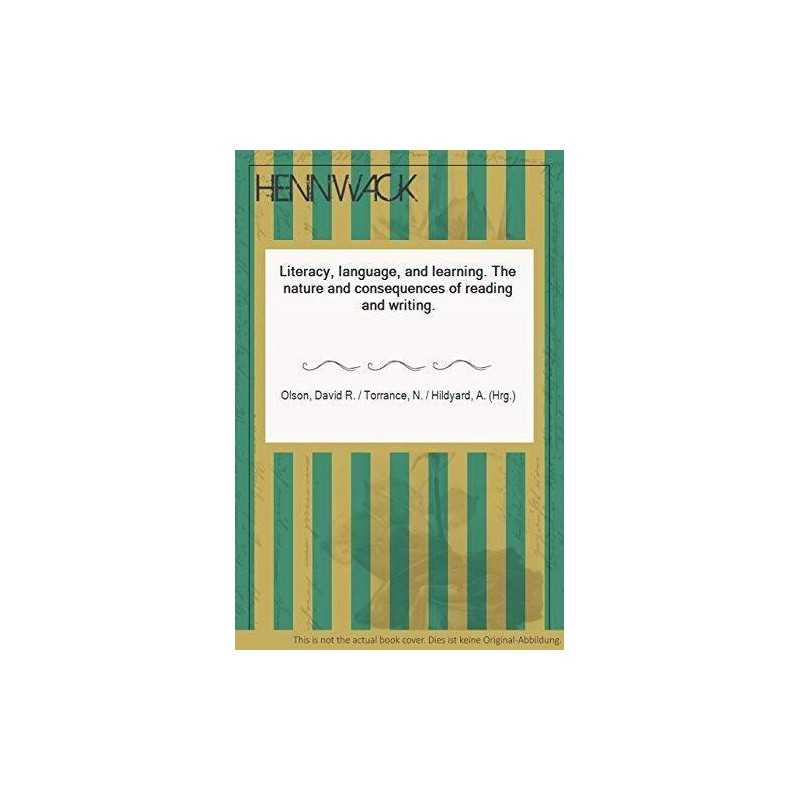 Literacy, Language and Learning:The..., Angela Hildyard