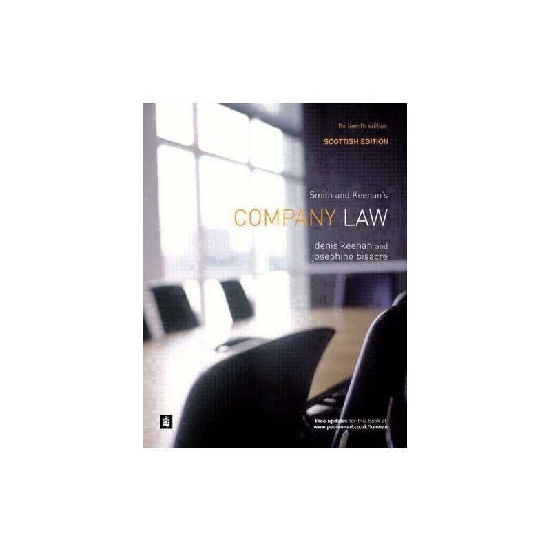 Smith & Keenans Company Law: with Scottish... by Bisacre, Ms Josephin Paperback