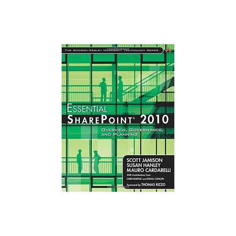 Essential SharePoint 2010: Overview, Governance, ... by Jamison, Scott Paperback