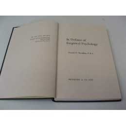 In Defence of Empirical Psychology, Broadbent, Donald E