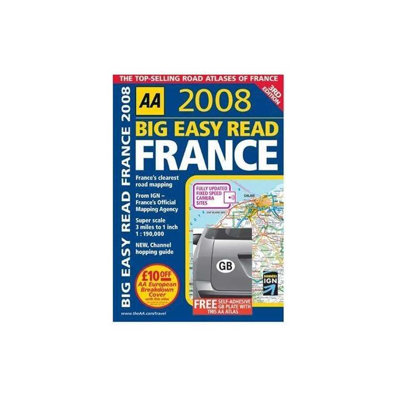 Big Easy Read France (AA Atlases) (AA Atlases S.) Spiral bound Book