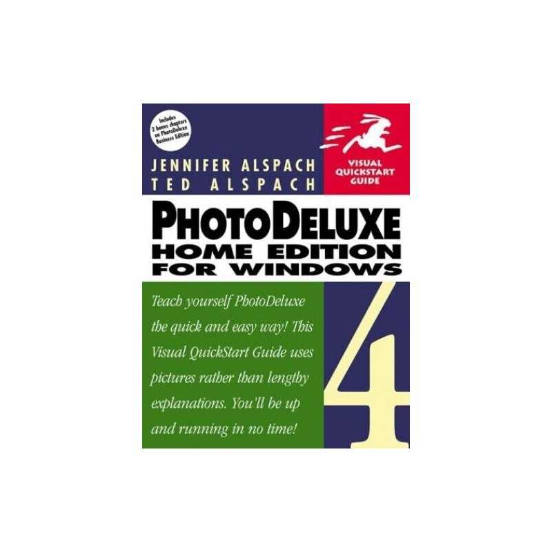 PhotoDeluxe Home Edition 4 for Windows..., Alspach, Jen