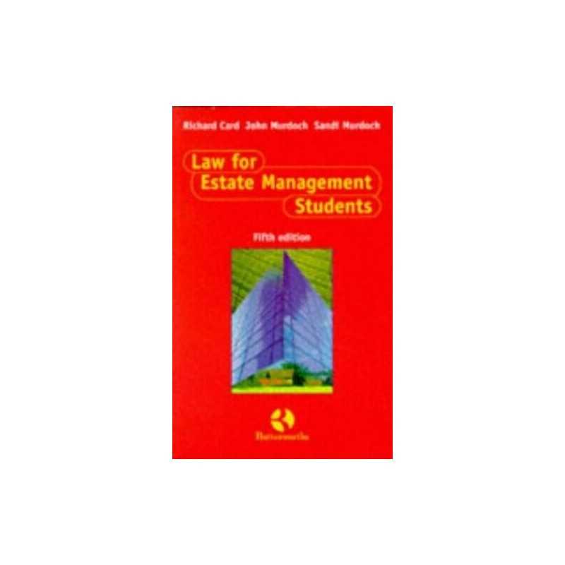 Law for Estate Management Students by Murdoch, Sandi Paperback Book