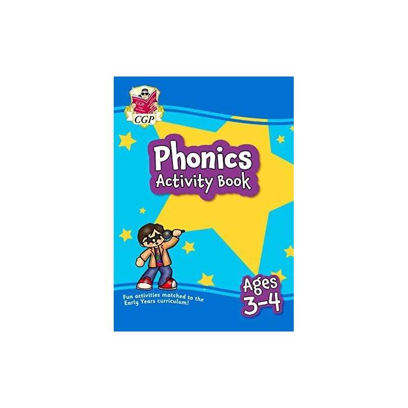 Phonics Activity Book for Ages 3-4 (Presc..., CGP Books