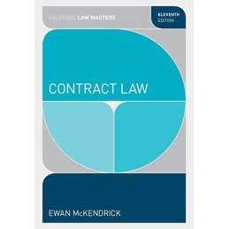 Contract Law (Palgrave Law Masters) by McKendrick, Ewan Book