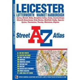 Leicester Street Atlas (A-Z Street Atlas) by Geographers A-Z Map Compa Paperback