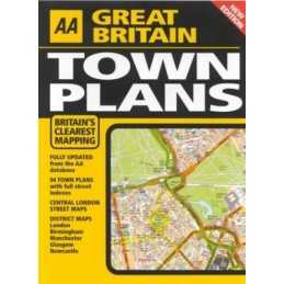 AA Great Britain Town Plans (Road Atlas) by AA Publishing Paperback Book The
