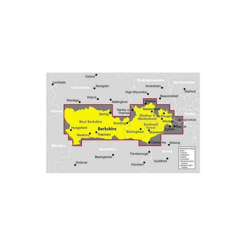 Ordnance Survey Berkshire Street Atla..., Philips Maps