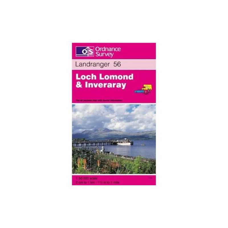 Loch Lomond and Inveraray (Landranger Ma... by Ordnance Survey Sheet map, folded