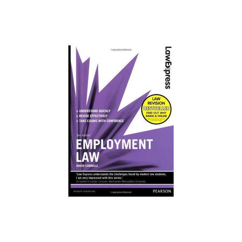 Law Express: Employment Law (Revision Guide) by Cabrelli, David Book