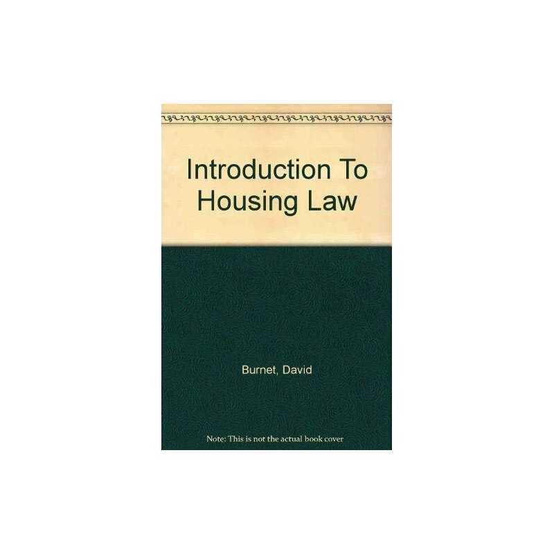 Introduction To Housing Law, Burnet, David