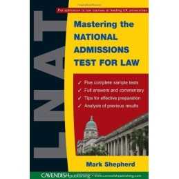 Mastering the National Admissions Test for Law by Shepherd, Mark Paperback Book