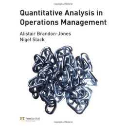 Quantitative Analysis in Operations Management by Slack, Nigel Paperback Book