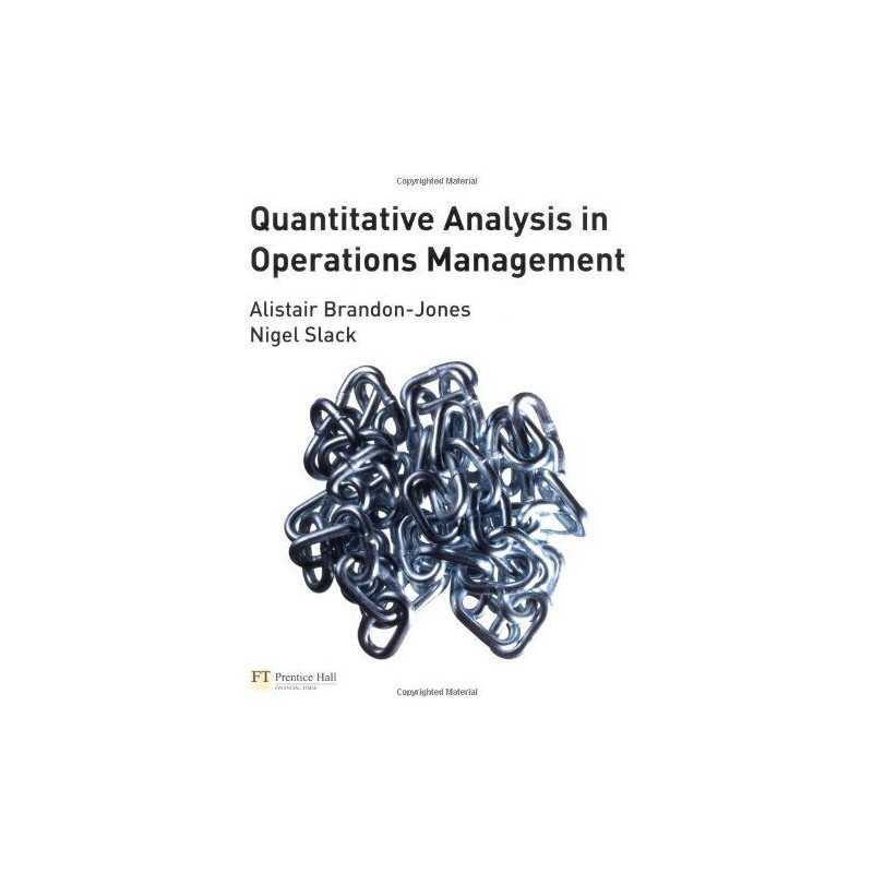 Quantitative Analysis in Operations Management by Slack, Nigel Paperback Book