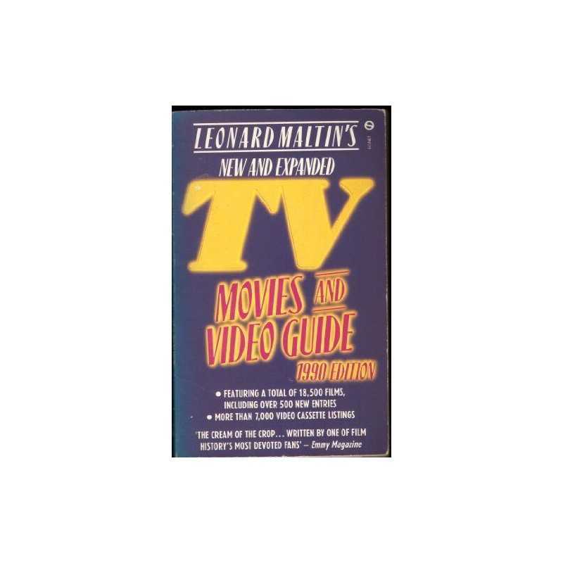 Leonard Maltins Tv Movies & Video Guide: The New 1990 Edition Paperback Book