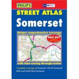 Philips Street Atlas Somerset: Pocket Paperback Book
