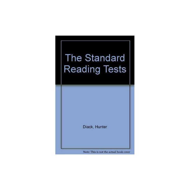 The Standard Reading Tests by Hunter Diack Paperback Book
