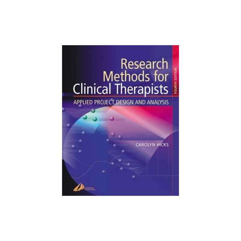 Research Methods for Clinical Therapists: A... by Hicks BA MA PhD P Paperback
