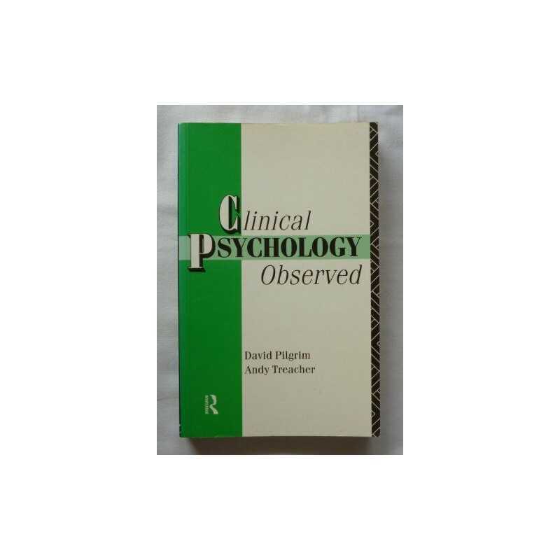 Clinical Psychology Observed, Treacher, Andy