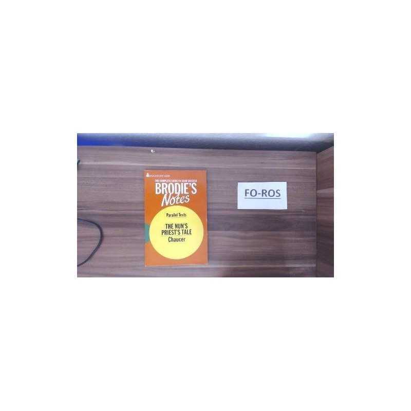 Brodies Notes on Chaucers Nuns Priests Tale... by Robinson, F. W. Paperback