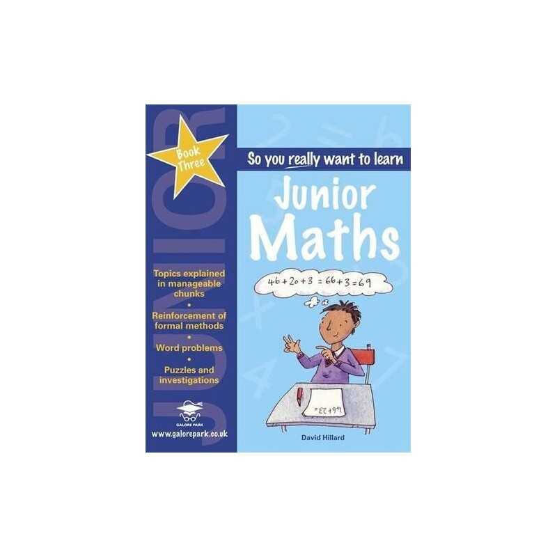 Junior Maths Book 3: A Textbook for Key Stage 2 an... by David Hillard Paperback