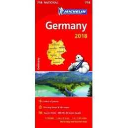 Germany 2018 - Michelin National Map 718: ..., Michelin