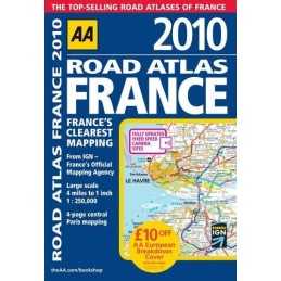 Road Atlas France 2010 SP (AA Atlases an... by Automobile Associati Spiral bound